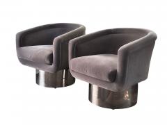  Pace Collection Leon Rosen for Pace Collection Swivel Chairs 1970 - 3821862