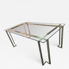  Pace Collection MODERNIST SQUARE TUBULAR DINING TABLE BY PACE - 1711430