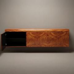  Pace Collection Pace Collection Floating Credenza Sideboard Console in High Gloss Burlwood - 4570089
