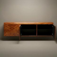  Pace Collection Pace Collection Floating Credenza Sideboard Console in High Gloss Burlwood - 4570090