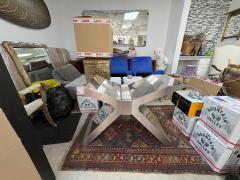  Pace Collection Post Modern Chrome And Stainless Steel Table Base - 4377860