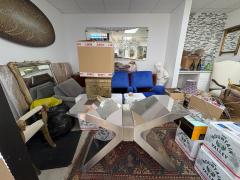  Pace Collection Post Modern Chrome And Stainless Steel Table Base - 4377892