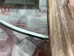  Pace Collection Stunning Pace Collection Heavy Chrome Demilune Console Table Mid Century - 4513354