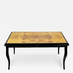  Pace Collection Vintage Desk With Burlwood Top in the style of Pace Collection USA 1970s - 3323137