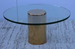  Pace Furniture Co 1970s Cantilevered Brass And Glass Coffee Table Attributed To Pace - 2934929