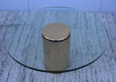  Pace Furniture Co 1970s Cantilevered Brass And Glass Coffee Table Attributed To Pace - 2934933