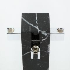  Pace Furniture Co Midcentury Four Piece Chrome and Black Marble Firetool Set by Pace Furniture Co  - 1866148