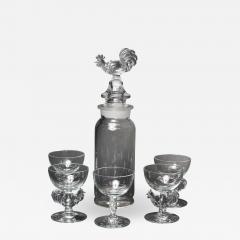  Paden City Glass Art Deco Cocktail Mixer and 5 Glasses by Paden City Glass 1935 United States - 2060112