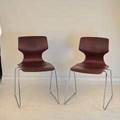  Pagholz Pair of Stacking Bentwood Chairs by Pagholz Fl totto - 4116782