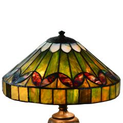  Pairpoint Glassworks Leaded American Lamp on Pairpoint Base Circa 1900 1920 - 4300972