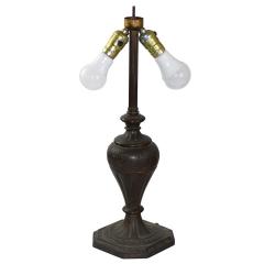  Pairpoint Glassworks Leaded American Lamp on Pairpoint Base Circa 1900 1920 - 4300977
