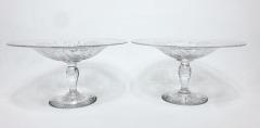  Pairpoint Glassworks Pair of Pairpoint Engraved Rock Crystal Compotes United States 1920 - 2329561