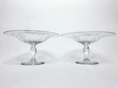  Pairpoint Glassworks Pair of Pairpoint Engraved Rock Crystal Compotes United States 1920 - 2329576