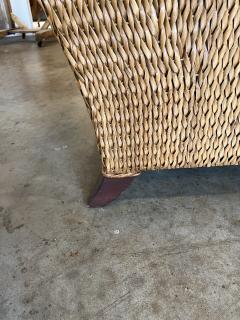  Palacek Pair Woven Rattan Palacek Lounge Chairs - 4159815