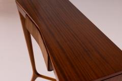  Palazzi dell Arte Cant Italian Console by Palazzi dellArte Cant Mahogany Stained Beech 1950s - 4577134