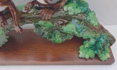  Palissy Ware Palissy Majolica 12 Palissy majolica Quality and beautiful rare piece Hugo Lonitz  - 4614437