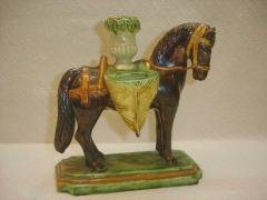  Palissy Ware Palissy Majolica 23 majolica Portuguese palissy Quality and rare inkwell and candlestick  - 4633314