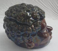 Palissy Ware Palissy Majolica 41 Palissy majolica small box quality piece  - 4619135