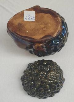  Palissy Ware Palissy Majolica 41 Palissy majolica small box quality piece  - 4619137