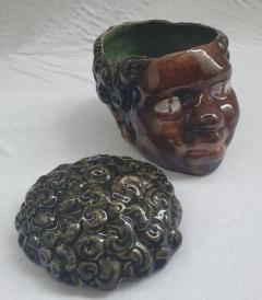  Palissy Ware Palissy Majolica 41 Palissy majolica small box quality piece  - 4619328
