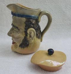  Palissy Ware Palissy Majolica 42 Portuguese Palissy majolica jar very rare piece  - 4619173