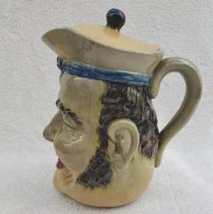  Palissy Ware Palissy Majolica 42 Portuguese Palissy majolica jar very rare piece  - 4619177
