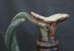  Palissy Ware Palissy Majolica 46 Portuguese Palissy majolica jar M Mafra  - 4620996