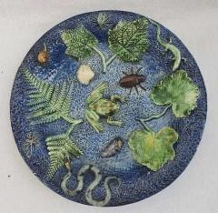  Palissy Ware Palissy Majolica 47 Palissy French Majolica plate  - 4621032