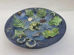  Palissy Ware Palissy Majolica 47 Palissy French Majolica plate  - 4621036