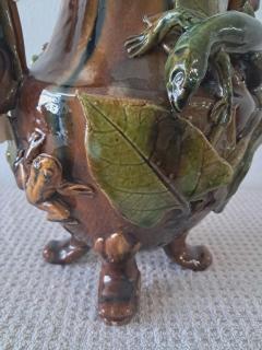  Palissy Ware Palissy Majolica 48 Palissy majolica jug  - 4621048