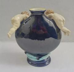  Palissy Ware Palissy Majolica 59 Palissy majolica vase Hugo lonitz  - 4641234