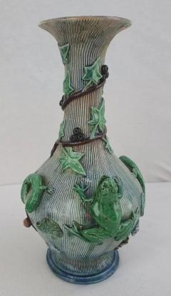  Palissy Ware Palissy Majolica 60 French Palissy majolica jug  - 4641235