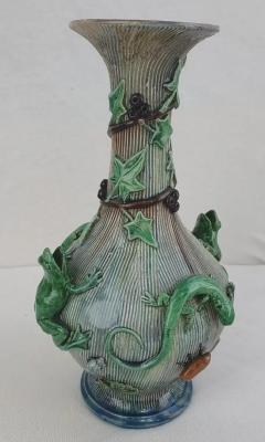  Palissy Ware Palissy Majolica 60 French Palissy majolica jug  - 4641238