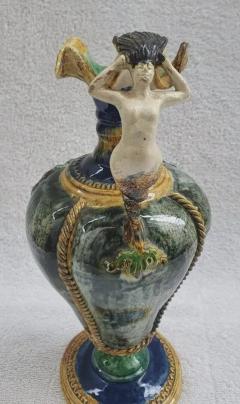  Palissy Ware Palissy Majolica 62 French Majolica jar  - 4647927