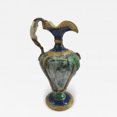  Palissy Ware Palissy Majolica 62 French Majolica jar  - 4648302