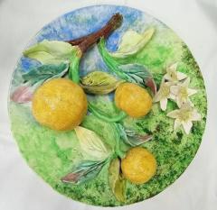  Palissy Ware Palissy Majolica 68 Palissy French Majolica plate  - 4662998