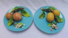  Palissy Ware Palissy Majolica 73 Palissy Majolica French menton pair dishes - 4688580