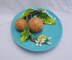  Palissy Ware Palissy Majolica 73 Palissy Majolica French menton pair dishes - 4688586