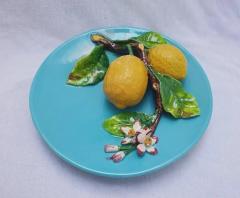  Palissy Ware Palissy Majolica 73 Palissy Majolica French menton pair dishes - 4688587