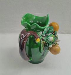  Palissy Ware Palissy Majolica 75 Majolica French Menton small jar piece - 4614593