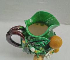  Palissy Ware Palissy Majolica 75 Majolica French Menton small jar piece - 4614595