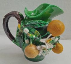  Palissy Ware Palissy Majolica 75 Majolica French Menton small jar piece - 4614597