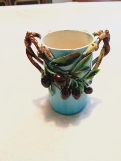  Palissy Ware Palissy Majolica 77 Majolica French Menton small jar piece - 4688643