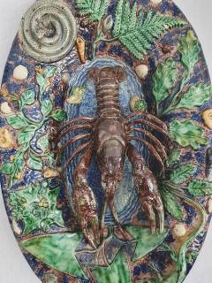  Palissy Ware Palissy Majolica French Palissy majolica PAIR of high quality dishes - 4540819