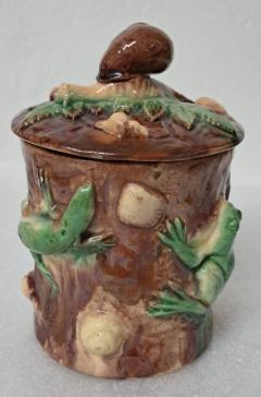  Palissy Ware Palissy Majolica French Palissy majolica box - 4588351