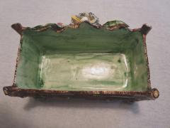  Palissy Ware Palissy Majolica French Palissy majolica vibrant colors rare antique and high quality piece  - 4551367