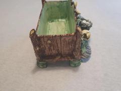  Palissy Ware Palissy Majolica French Palissy majolica vibrant colors rare antique and high quality piece  - 4551368