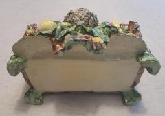  Palissy Ware Palissy Majolica French Palissy majolica vibrant colors rare antique and high quality piece  - 4551373