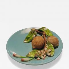  Palissy Ware Palissy Majolica Majolica French Menton piece because the fruit is dry  - 4553523