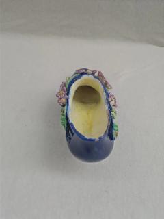  Palissy Ware Palissy Majolica Majolica French Menton small showcase piece - 4570086